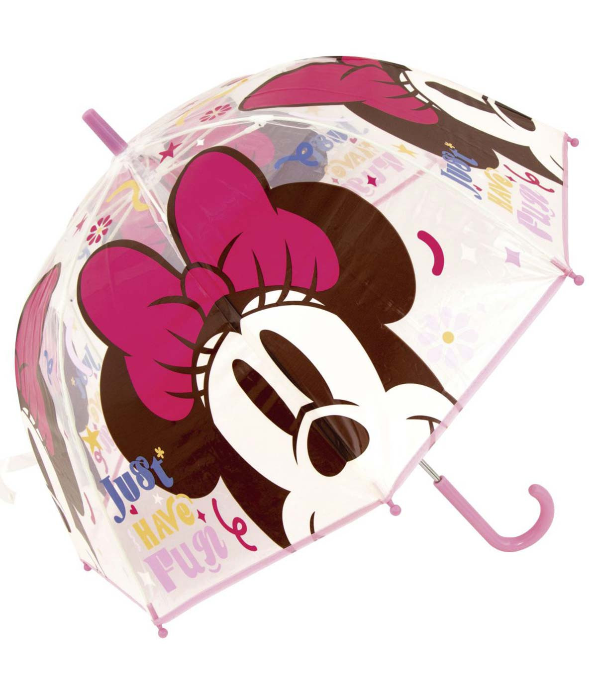 CHILDREN'S BELL-SHAPED MECHANICAL MINNIE UMBRELLA