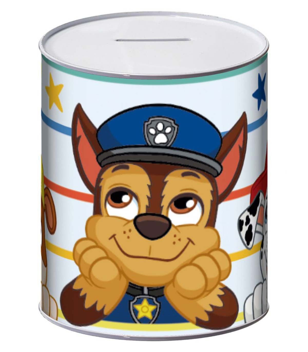 METAL MONEY BOX 10x10x12 CM PAW PATROL