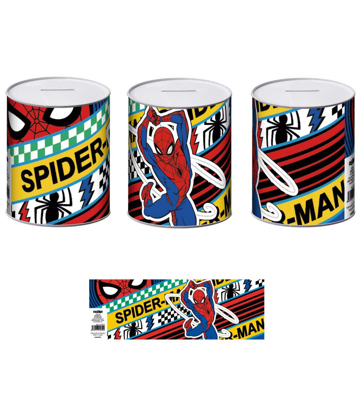 ΜΕΤΑΛΛΙΚΟΣ ΚΟΥΜΠΑΡΑΣ 10x10x12 ΕΚ. SPIDERMAN