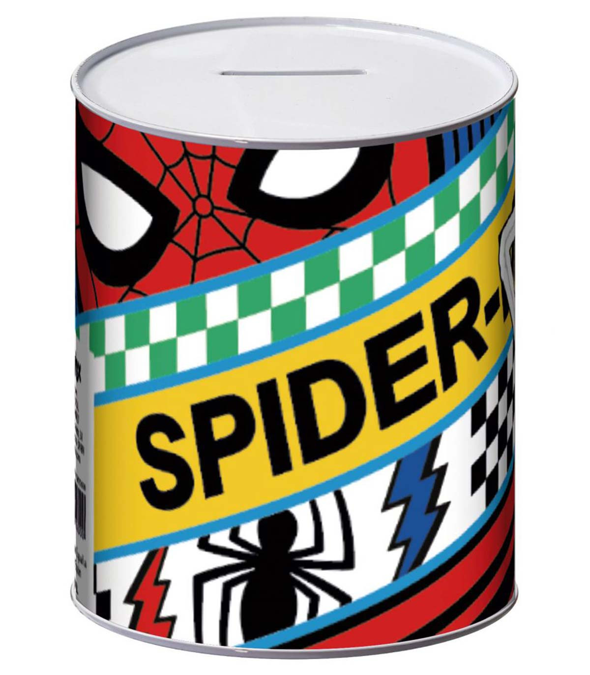 SPIDERMAN METAL PIGGY BANK 10 × 10 × 12 CM