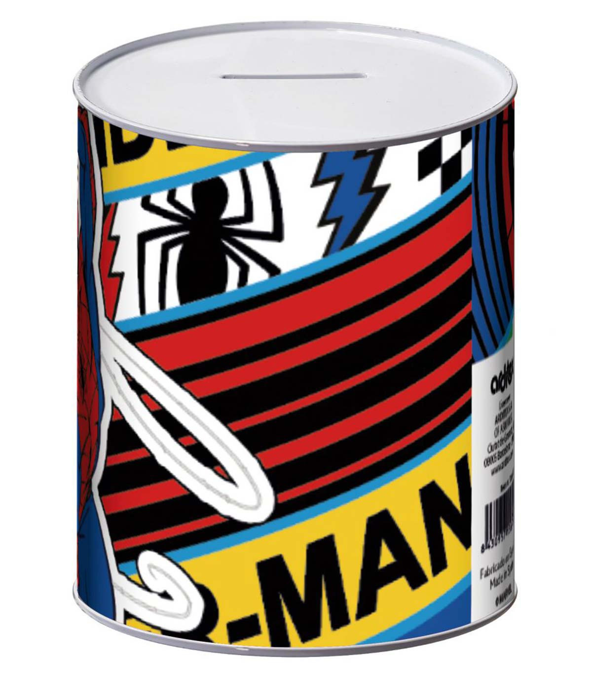 ΜΕΤΑΛΛΙΚΟΣ ΚΟΥΜΠΑΡΑΣ 10x10x12 ΕΚ. SPIDERMAN