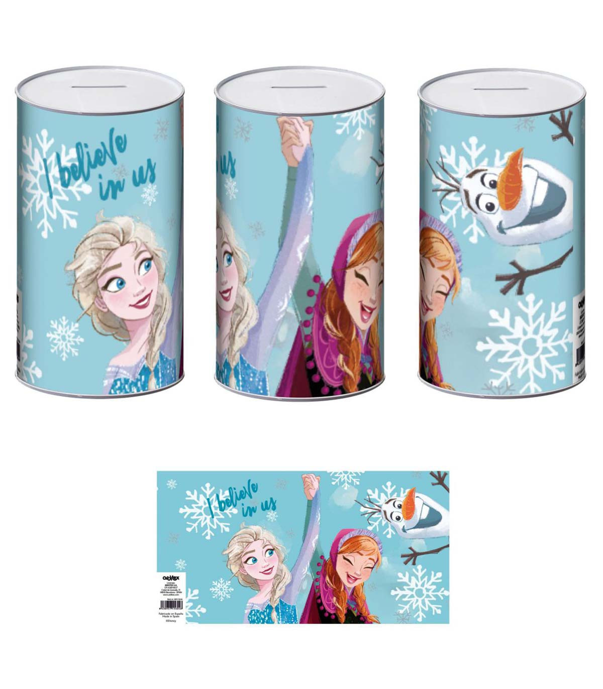ΜΕΤΑΛΛΙΚΟΣ ΚΟΥΜΠΑΡΑΣ 10x10x17,5 ΕΚ. FROZEN