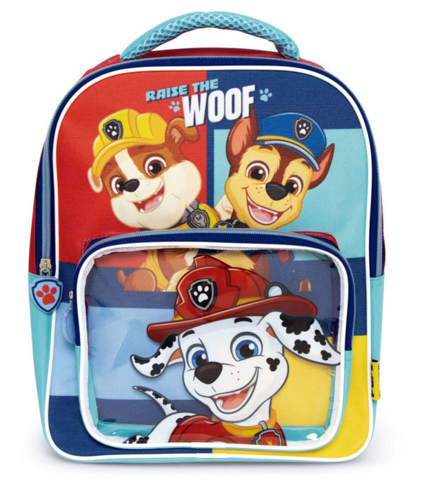 PAW PATROL BACKPACK WITH FRONT POCKET 30x24.5x11 CM