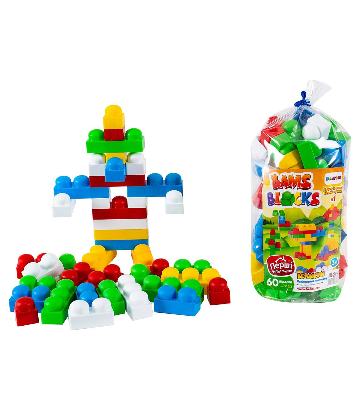 CONSTRUCTOR BAMS BLOCKS 60 PIECES