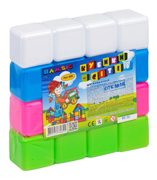 PLASTIC BLOCKS 16 PCS CITI