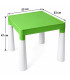CHILDREN'S TABLE WITH 2 CHAIRS GREEN/WHITE