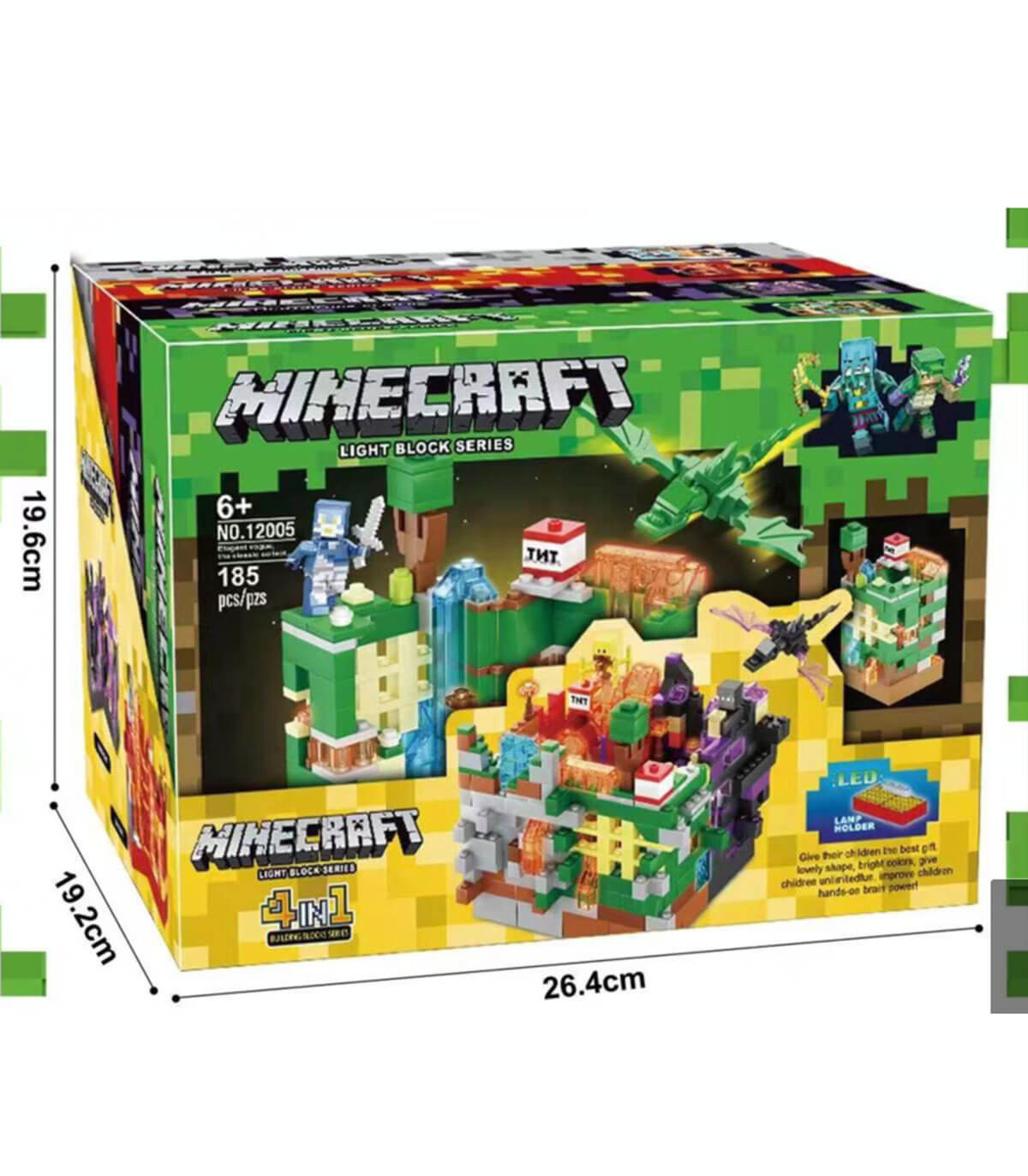 MINECRAFT BUILDING SET 4-IN-1 STACK