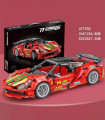 RED SPORTS CAR CONSTRUCTION SET, 433 PIECES