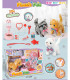 WALKING CAT WITH VETERINARY CLINIC, 3 COLORS