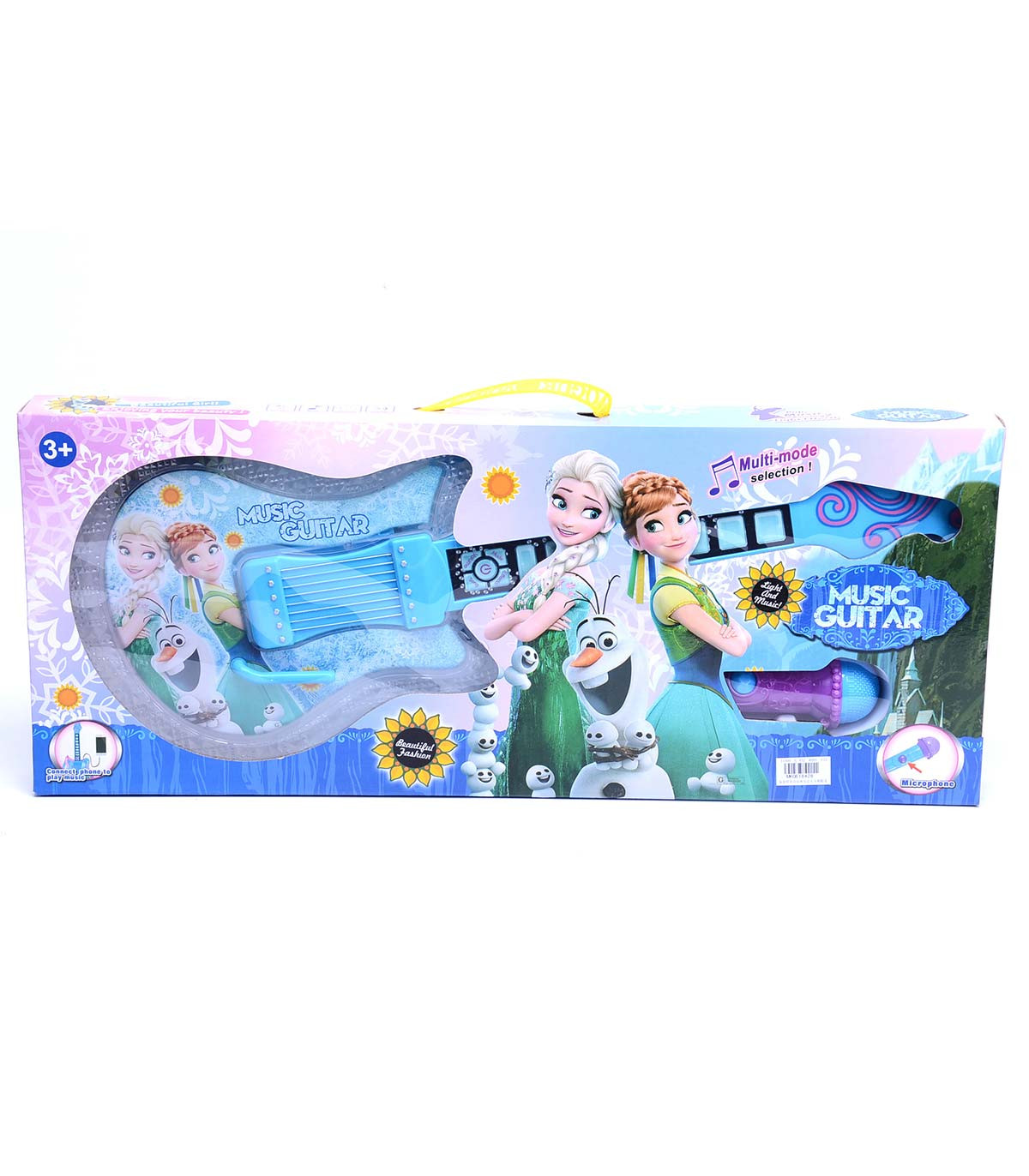 Φωτιζόμενη ροκ κιθάρα με μικρόφωνο Frozen Kingdom