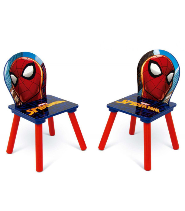 Ξύλινο τραπέζι με 2 καρέκλες SPIDERMAN