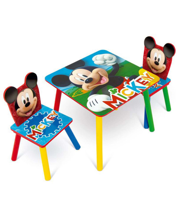 Ξύλινο τραπέζι με 2 καρέκλες MICKEY