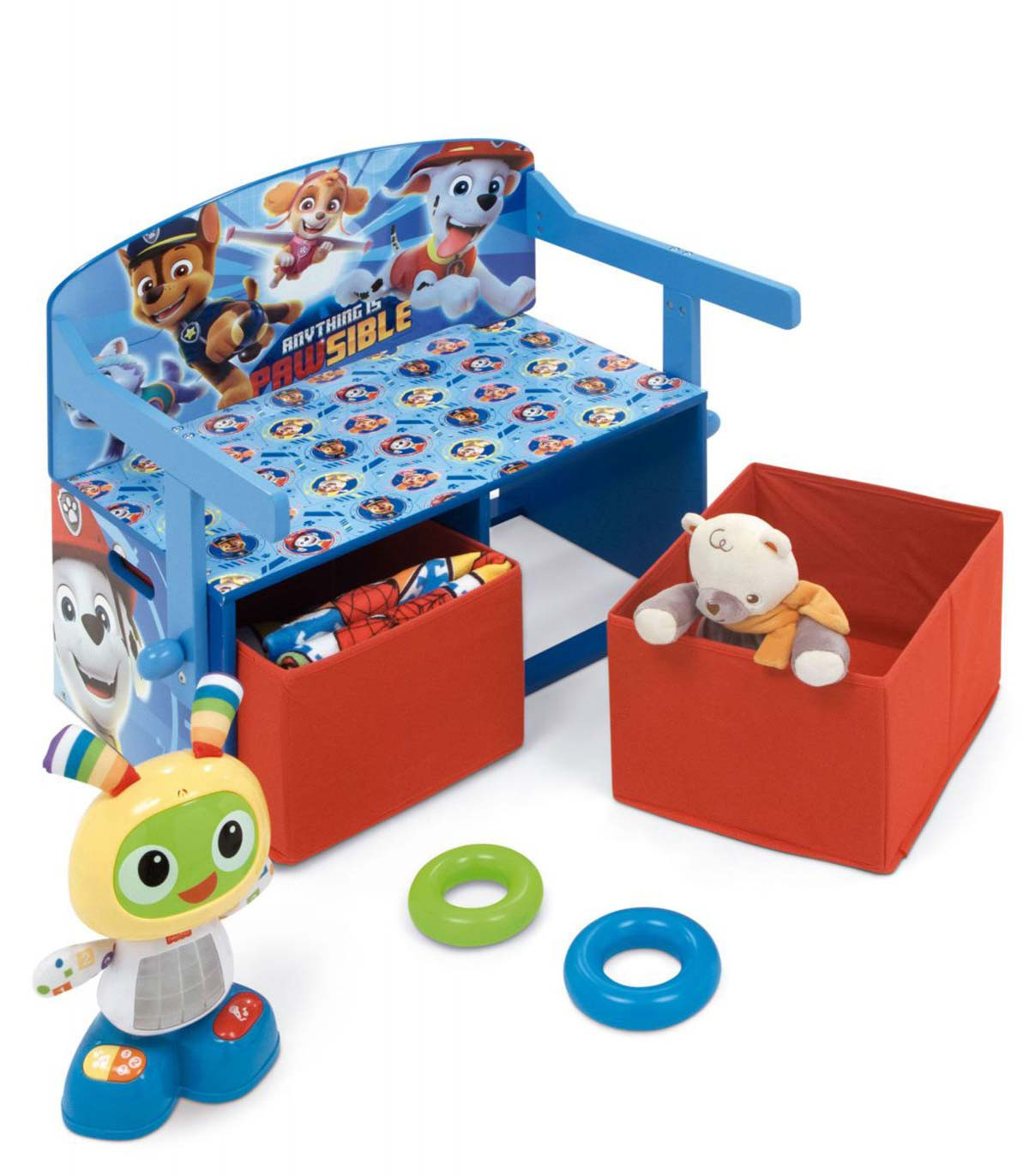3 σε 1 ΞΥΛΙΝΟ ΠΑΓΚΑΚΙ/ΓΡΑΦΕΙΟ/ΟΡΓΑΝΩΤΗΣ PAW PATROL