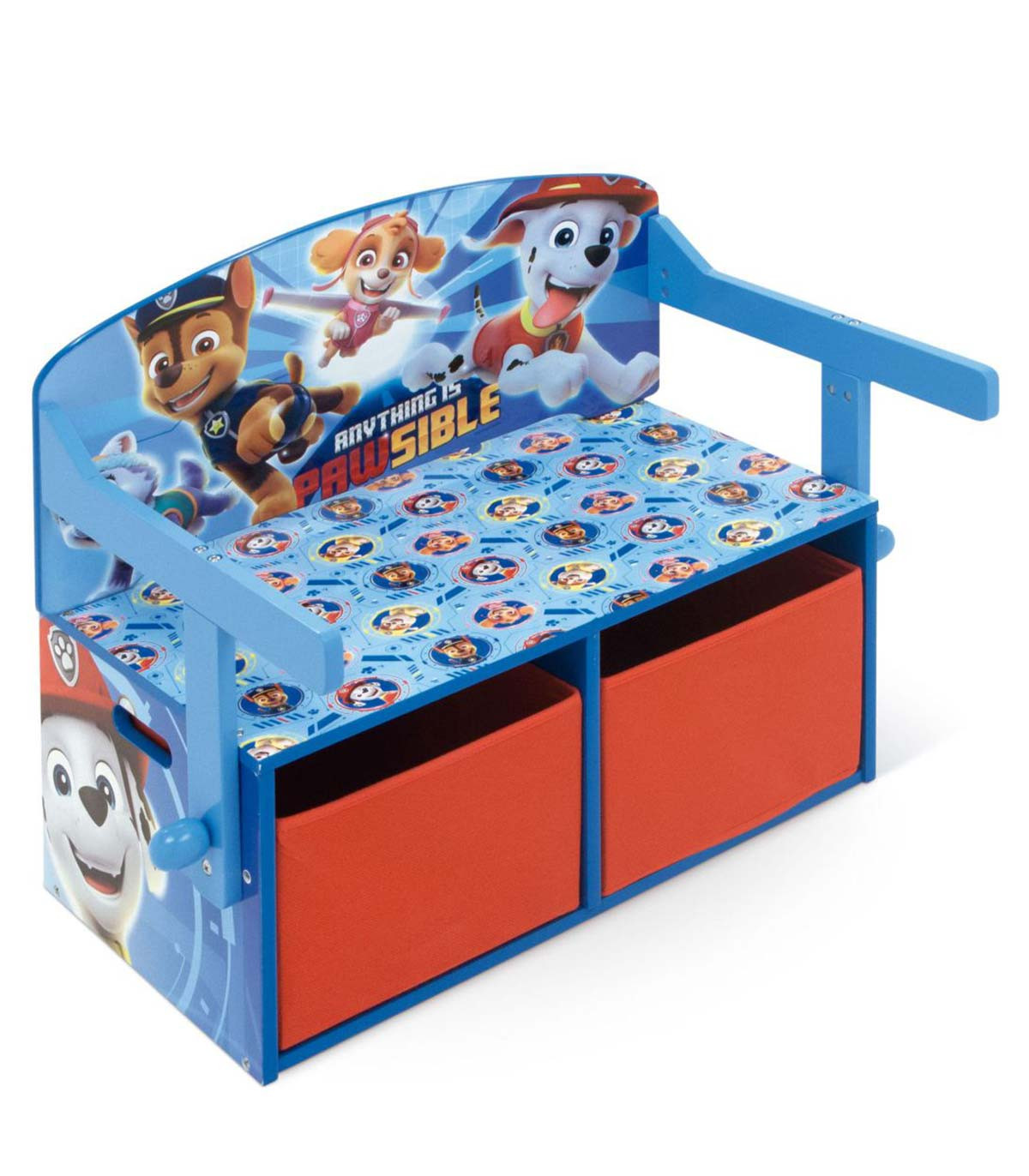 3 σε 1 ΞΥΛΙΝΟ ΠΑΓΚΑΚΙ/ΓΡΑΦΕΙΟ/ΟΡΓΑΝΩΤΗΣ PAW PATROL