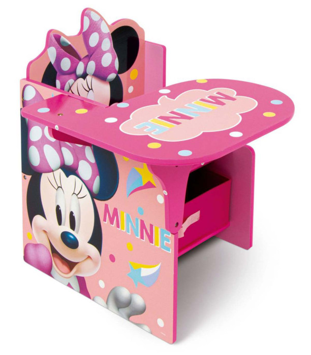 Ξύλινο γραφείο με καρέκλες και συρτάρι MINNIE