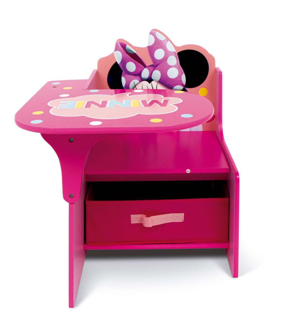 WOODEN DESK WITH CHAIRS AND DRAWER MINNIE