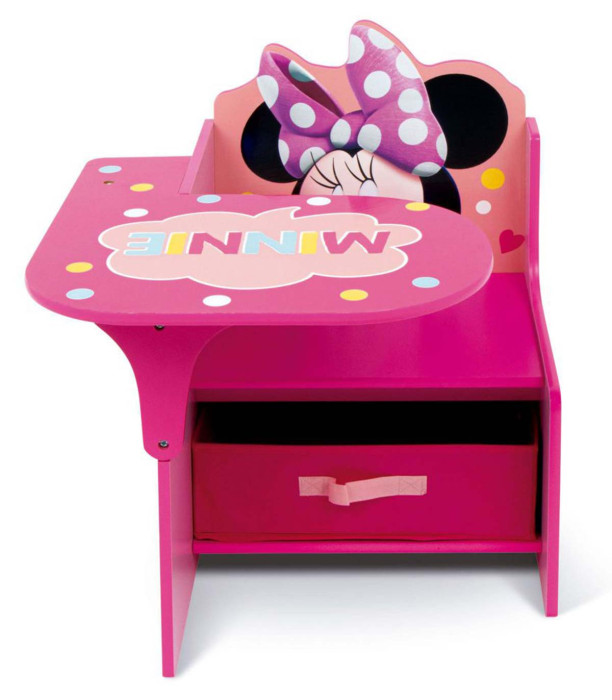 Ξύλινο γραφείο με καρέκλες και συρτάρι MINNIE