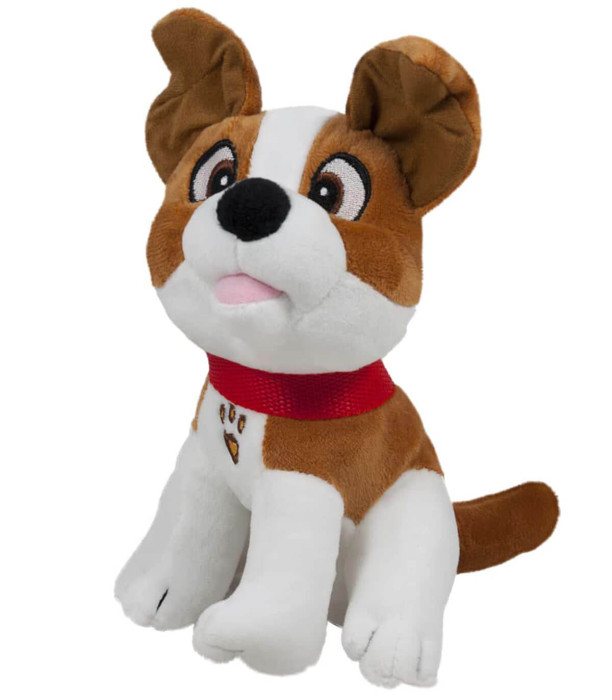 PLUSH DOG WITH LEASH 3 COLORS 23 CM - Small