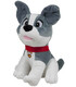 PLUSH DOG WITH LEASH 3 COLORS 23 CM - Small