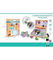 CHILDREN'S MAGNETIC PUZZLE-BOOK WITH DOLLS