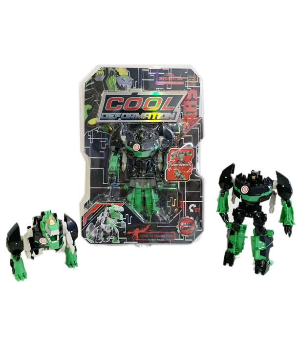 TRANSFORMERS GREEN ROBOT - Transformers Figures