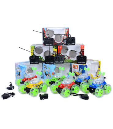 CRAZY CAR HEROES WITH REMOTE CONTROL 6 TYPES - Radio control with rechargeable battery