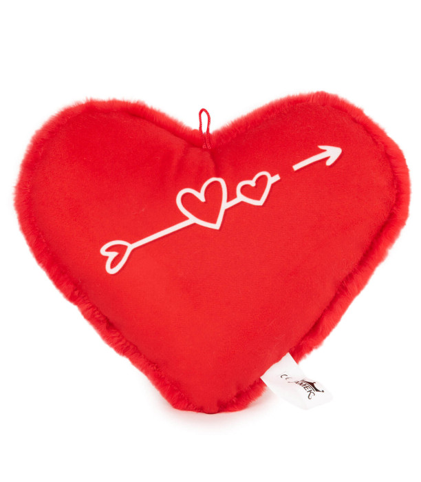 PLUSH HEART 3 TYPES 25 CM - VALENTINE'S DAY AND CHRISTMAS