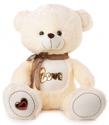 TEDDY BEAR WITH LOVE TAPE 40 CM - Medium