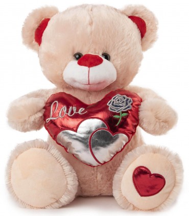 TEDDY BEAR WITH HEART 2 COLORS 60 CM - Big
