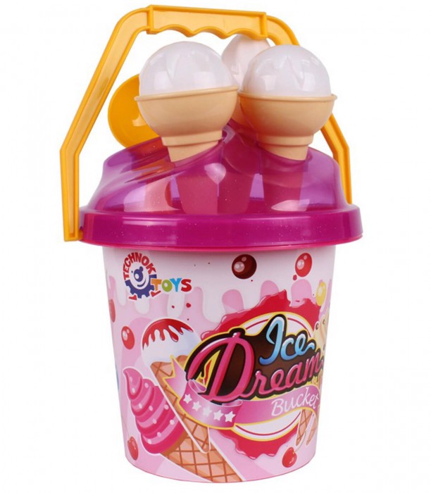 BUCKET WITH ICE CREAM - FOR SAND