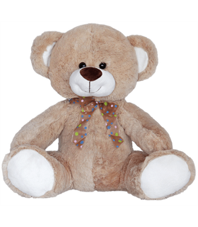 ΑΡΚΟΥΔΑΚΙ 3 ΧΡΩΜΑΤΑ ΜΕ ΚΟΡΔΕΛΑ 45 CM - Μεσαίο