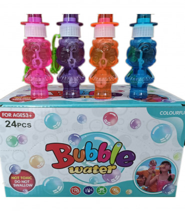 TOY BUBBLE WATER WITH WHISTLE - SOAP BUBBLES