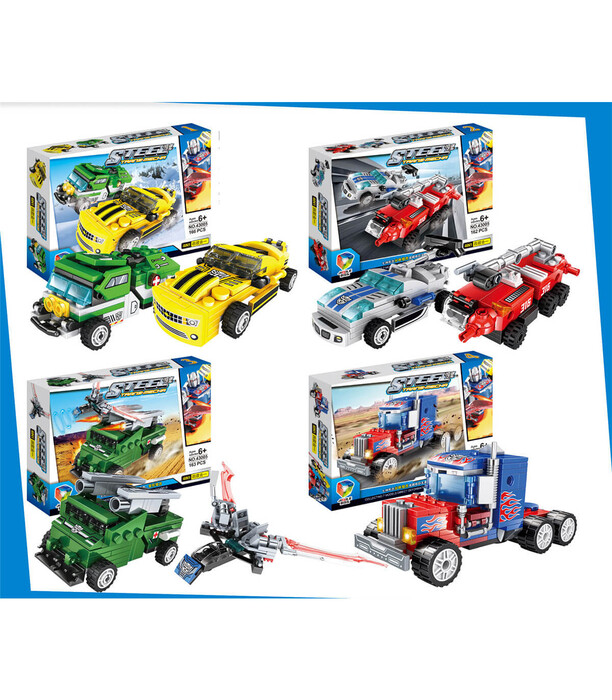 TRANSFORMERS SET 162 - 175 PARTS 4 TYPES - BUILDING BLOCKS, SORTERS AND RINGS