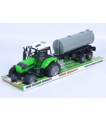 LARGE TRACTOR WITH TANK - Agricultural, construction machinery and military equipments