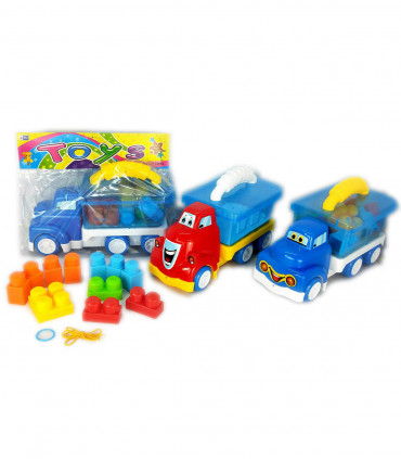 CONSTRUCTION TRUCK WITH BUILDING BLOCKS - Agricultural, construction machinery and military equipments