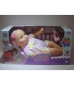 SLEEPING BABY DOLL WITH DIADEM, SOUNDS AND FRAGRANCE