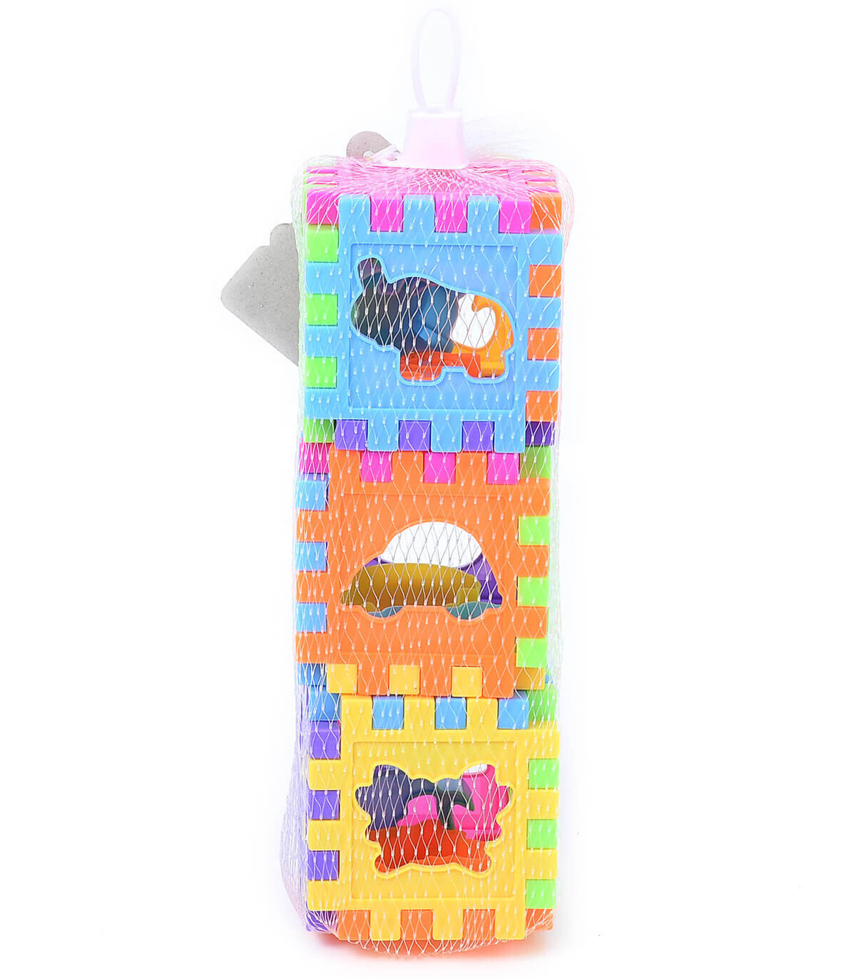 SORTER WITH 3 CUBES - BUILDING BLOCKS, SORTERS AND RINGS