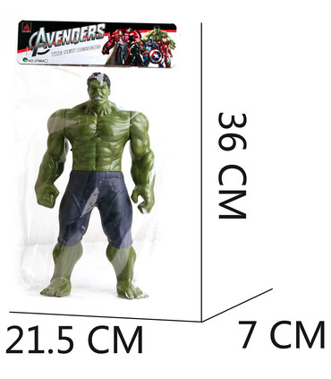 GREEN SUPERHERO IN AN ENVELOPE 36 CM. - Heroes