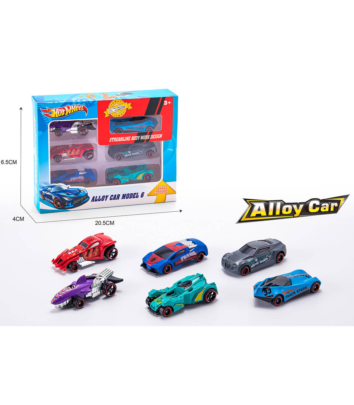 6 ΚΑΡΟΤΣΙΑ ΑΛΟΥΜΙΝΙΟΥ ΣΕ ΕΝΑ ΚΟΥΤΙ Armtoys