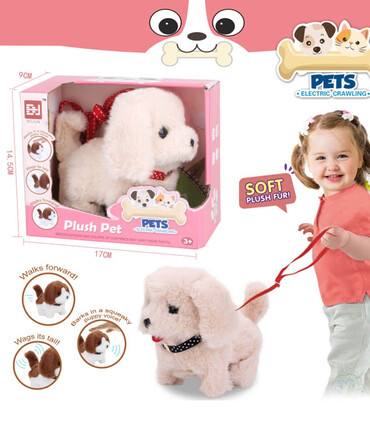 PLUSH WALKING DOG - Small