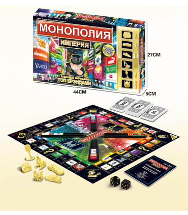 MONOPOLY IN RUSSIAN LANGUAGE - BOARD GAMES