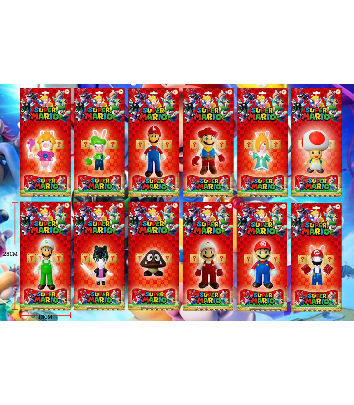 ΦΙΓΟΥΡΕΣ SUPER MARIO 12 ΤΥΠΟΙ Armtoys