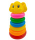 ELEPHANT PYRAMID OF 7 RINGS - BUILDING BLOCKS, SORTERS AND RINGS