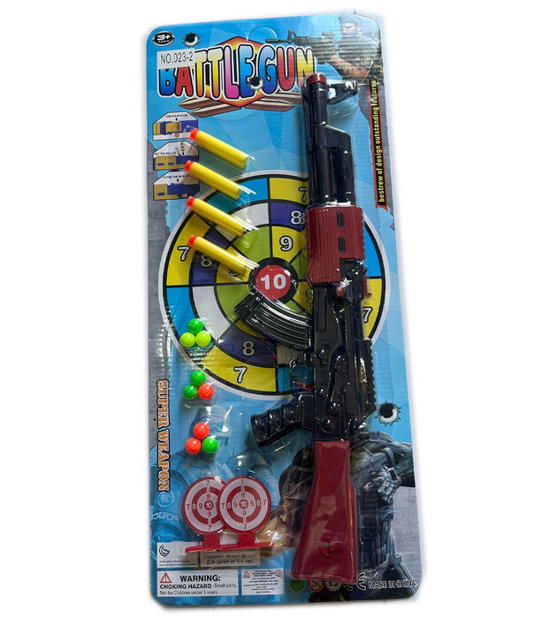 AUTOMATIC WITH SOFT ARROWS, BALLS AND TARGETS - MACHINES AND RIFLES