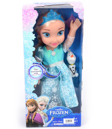ELSA DOLL AND OLAF IN BOX + SOUND - DOLLS AND MERMAIDS