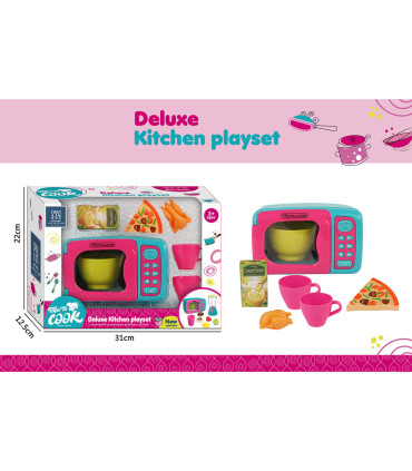 MICROWAVE WITH CUPS AND PIZZA IN A BOX - Household and kitchen appliances