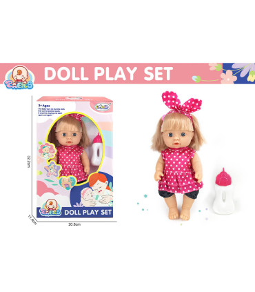 MUSICAL PEE DOLL WITH POINTED DRESS - DOLLS AND MERMAIDS