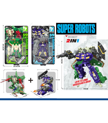 TRANSFORMER SUPER ROBOT IN BLISTER 4 TYPES - Transformers