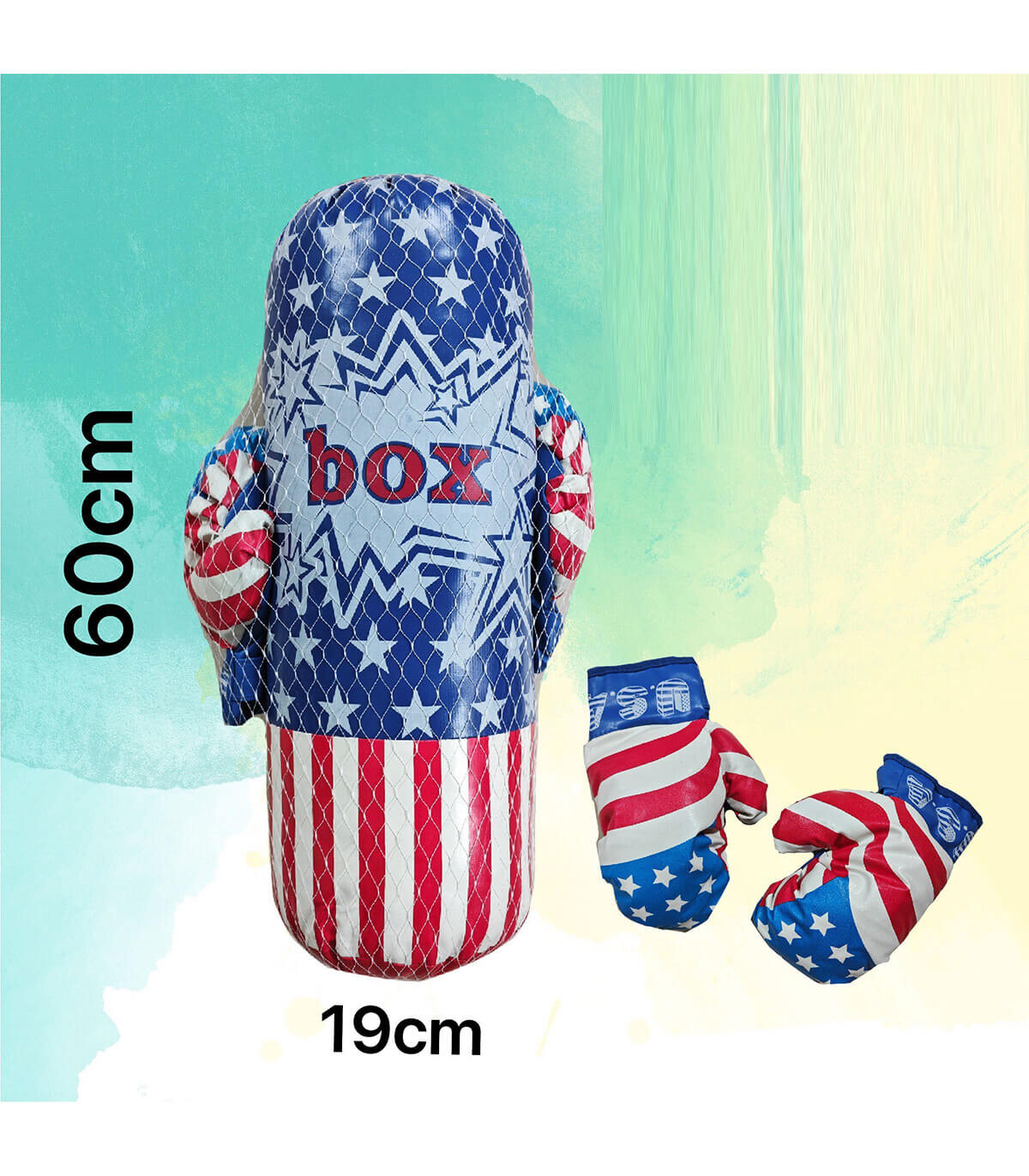 ΑΧΛΑΔΙ BOXING ΜΕ ΓΑΝΤΙΑ ΗΠΑ 60 ΕΚ Armtoys