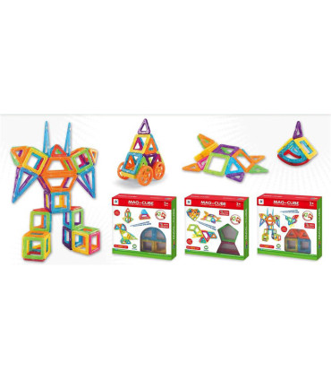 MAGNETIC CONSTRUCTOR 21 PARTS - BUILDING BLOCKS, SORTERS AND RINGS